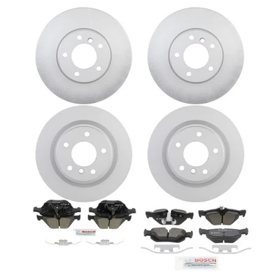 Bosch QuietCast Ceramic Brake Pad and Rotor Kit For 2011-2012 BMW 328i Foto 1 de 4
