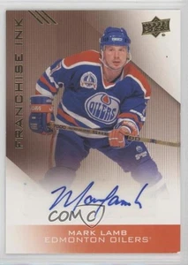 2013-14 Upper Deck Edmonton Oilers Franchise Ink Mark Lamb #FI-ML Auto - Picture 1 of 3