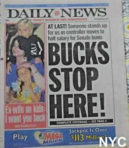 Michael Jackson & Kids NY Daily News 7/3/2009 👍 - Picture 1 of 1