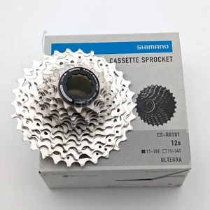 Shimano ULTEGRA CS-R8101-12 Road Cassette Sprocket 11-30T, 12-Speed HYPERGLIDE+ - Picture 1 of 10