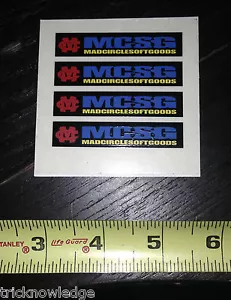 Mad Circle Skateboards Sticker Vintage Nos Element MCSG Element Giant Girard - Picture 1 of 1
