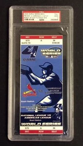 2004 WORLD SERIES FULL TICKET GM#4  RED SOX  WIN WS BREAK CURSE - Picture 1 of 1