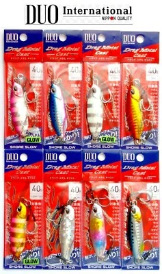 DUO DRAG METAL CAST SLOW JIG 40gr. Küste Jigging, JIG, Salzwasser Fischköder - Bild 1 von 4