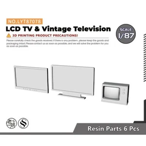 Yao's Studio LYT87078 1/87 LCD TV & Vintage Television - Picture 1 of 2