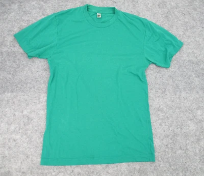 American Apparel Mujer Camiseta Pequeña Verde La Camisa 50/50 Mangas Cortas Informal Foto 1 de 4