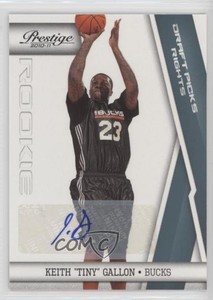 2010-11 Prestige Draft Picks Rights /99 Keith Gallon Tiny #197 Rookie Auto RC