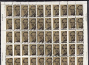 Canada Scott 616 MNH Plate Sheet -Joseph Howe - Bild 1 von 1