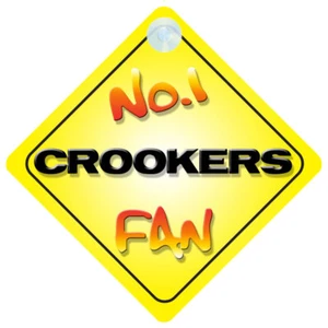 No.1 Crookers Fan Car/Door/Window Hanger/Sign - Picture 1 of 1