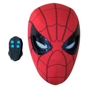 Homecoming Spiderman Helmet Cosplay Spider-man Remote Control Eye Mask Halloween - Picture 1 of 20