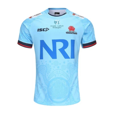 NSW Waratahs Indigenous Jersey Size S - 5XL ISC New South Wales Rugby Union 23 - Image 1 of 4