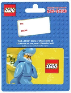 Lego Gift Card - Shark - Building Blocks - Collectible - No Value - I Combine - Picture 1 of 2