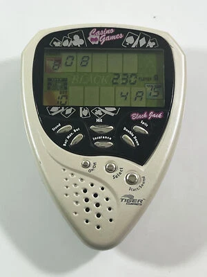 Tiger Casino Games Black Jack Videojuego Electrónico Portátil 2003 Funciona Foto 1 de 4