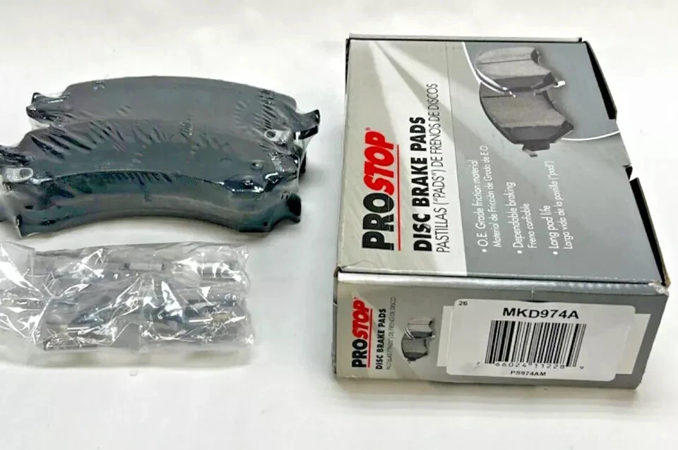 ProStop Disc Brake Pad Set Rear MKD-974A Chevy GMC Cadillac 1997-2014 - Image 1 of 3