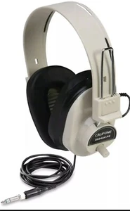 Califone 2924AV-PS, Deluxe Stereo Headphone with 6ft cord, 1/4 And 1/8 Inch Jack - Picture 1 of 3