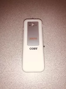Coby CX-70 Portable AM/FM Radio - White - Picture 1 of 6