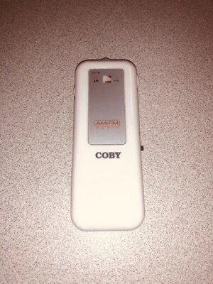 Coby CX-70 Portable AM/FM Radio - White  - Image 1 of 4