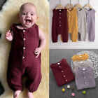 Summer Infant Baby Boys&Girls Ruffles Sleeveless Vest Romper Jumpsuit Clothes