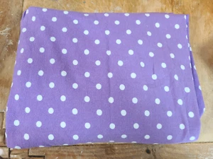 Pottery Barn Teen "Dottie Purple" Flanell Twin Flachbettlaken - Bild 1 von 4