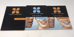 Living Language Arabic ESSENTIAL Complete Set with Book Audio & Script Guide 058