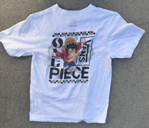 Vans Shirt Youth Large One Piece Luffy Straw Hat Crew Anime TV Cartoon Skate - Picture 1 of 9