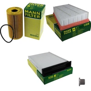 FILTRO HOMBRE paquete de inspección juego de filtros para Renault Megane II Coupé-Cabriolet - Imagen 1 de 10