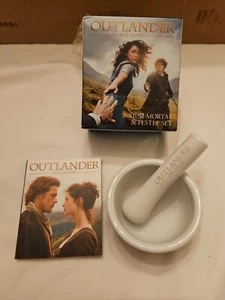 Outlander Mini Mortar & Pestle Set W/ Book Fan Collectible 2015 NEW UNOPENED - Picture 1 of 11