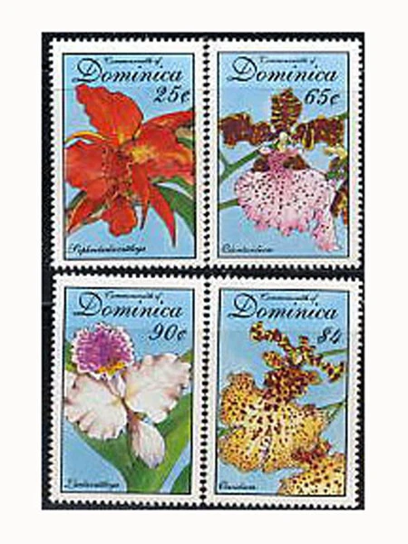 Dominica, MNH, 1994, ORQUÍDEAS, FLORES, FLORA, PLANTAS, GDD-C Foto 1 de 1