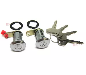Pair Door Lock Cylinder Set W/ Key For 1984-1987 Toyota Pickup Hilux 4runner - Picture 1 of 7