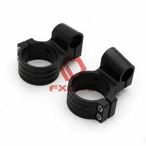 50mm Raise Height Fork Sand Blast Clipon Clamp Kit Universal For Yamaha Kawasaki - Picture 1 of 3