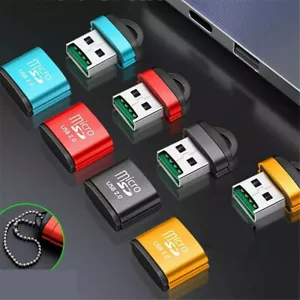 Memory Card Reader To USB 2.0 - Adapter for Micro SD SDXC SDHC TF Memory Card AU - Picture 1 of 11