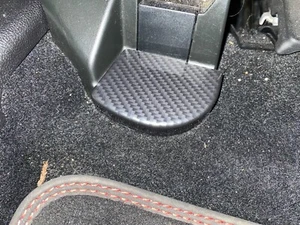Mk2 Puma - Seat Rail End Covers Set - Deluxe Carbon Fibre Effect Plastic - Picture 1 of 8