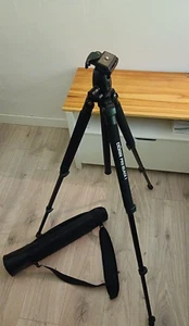 Stativ (Dörr) Pro Black 1.1 Aluminium mit Kugelkopf 1/4 Zoll Wechselplatte - Bild 1 von 6