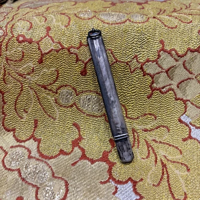 ancien stylo crayon porte mine en argent poincon sanglier - Photo 1/2