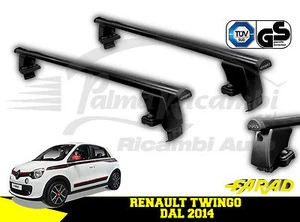IRON120 + BS131 DACHTRÄGER FARAD AUS EISEN SCHWARZ RENAULT TWINGO AB 2014 - Bild 1 von 1