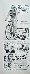 1940 Vintage Cycle Trade Of America Stampa Annuncio Con Joe Penner. - Foto 1 di 1