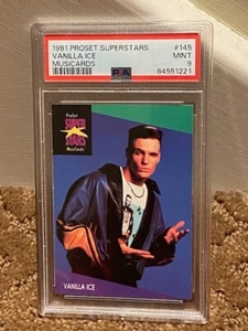 1991 Proset Superstars Vanilla Ice PSA 9 Musicards #145 Card NEW Case LOW Pop - Picture 1 of 1