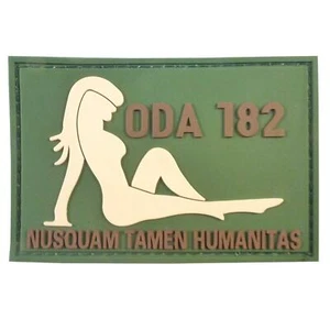 special forces group US ODA 182 3rd bn 1st SFG PVC rubber fastener patch - Bild 1 von 4