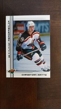 2000-01 Be a Player Memorabilia Christian Matte