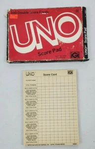 VINTAGE ~ UNO Score Pad - IGI International Games #4001/1978 - scatola aperta completa - Foto 1 di 9