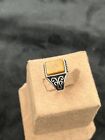 925 Sterling Pure Silver Turkish Handmade Tiger eye Natural Stone for Child