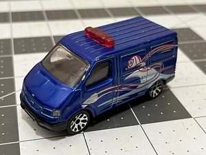 Matchbox Ford Transit Van Blue Fire Chief Die Cast - Picture 1 of 5