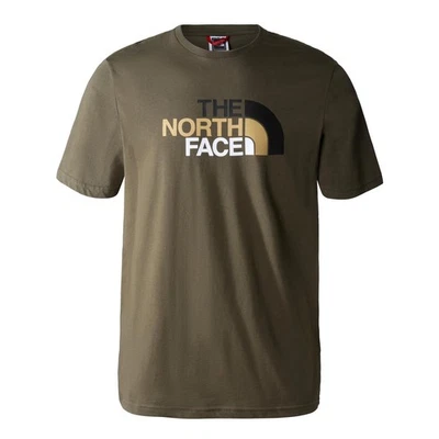 The North Face Men’s Short Sleeve Easy Tee T Shirt New Taupe Green - Image 1 of 2