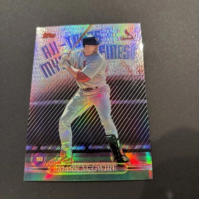 🔥MARK McGWIRE 1999 Topps All-Topps Mystery FINEST REFRACTOR #M3 ~ CARDINALS - Image 1 of 4