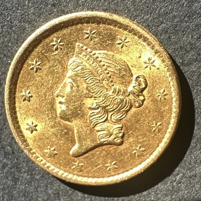 1851 LIBERTY HEAD GOLD DOLLAR - U.S. GOLD DOLLAR  - $1.00 - BEAUTIFUL COIN!! - Image 1 of 4