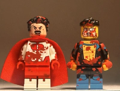 LEGO Minifigura Personalizada Invincible y Omni-Man - Imagen Cómics Foto 1 de 4