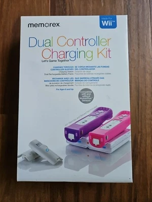 Memorex Dual Controller Charging Kit Made For Wii New In Box - Image 1 of 2