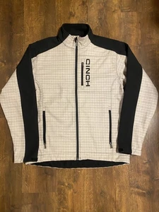 Cinch Jacket Mens Medium M Performance Full Zip Outdoor Western Rodeo Softshell - Picture 1 of 3