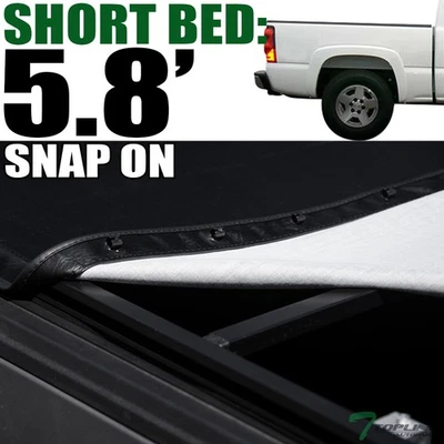 Topline For 2004-2007 Silverado/Sierra 5.8' Short Bed Hidden Snap Tonneau Cover - Image 1 of 4