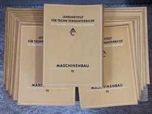 Dr.-Ing. P. CHRISTIANI Lehrinstitut f.techn.Fernunterricht 26 Hefte MASCHINENBAU - Bild 1 von 5