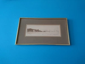 JONATHAN TALBOT ORIGINAL RADIERUNG "DOWN EAST" gerahmt 16/50 signiert TOP ZUSTAND - Bild 1 von 17